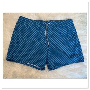 Ted Baker The Worlds Your Lobster Swim Shorts Blue White Size 34
